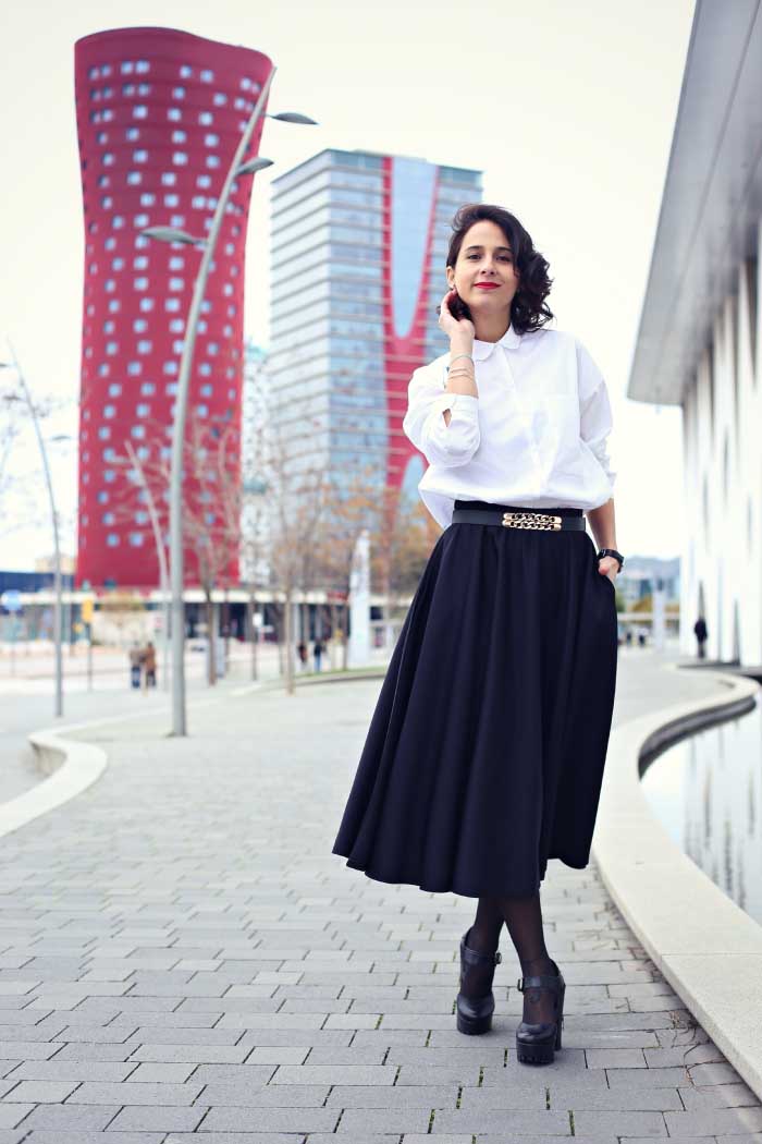 black-neoprene-skirt